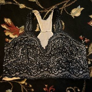Torrid black lace bralette size 3